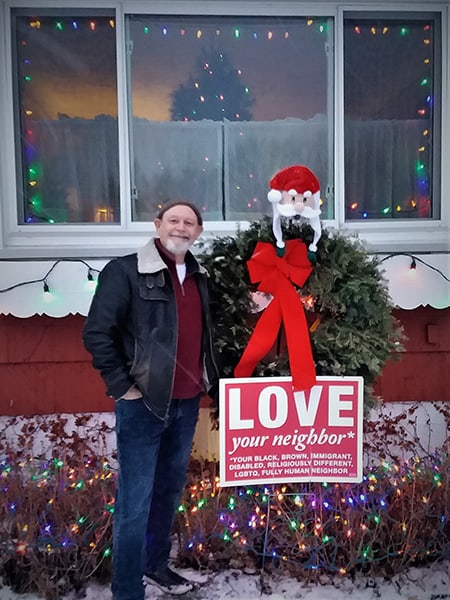 Kent Krueger and Santa
