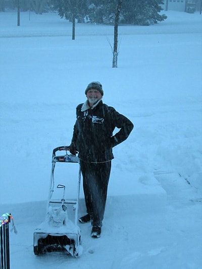 William Kent Krueger in the snowstorm