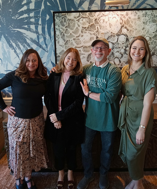 Kent with Shelby Van Pelt, Mary Alice Monroe and Stacy Willingham